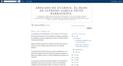 Desktop Screenshot of abogadodeguardia.com